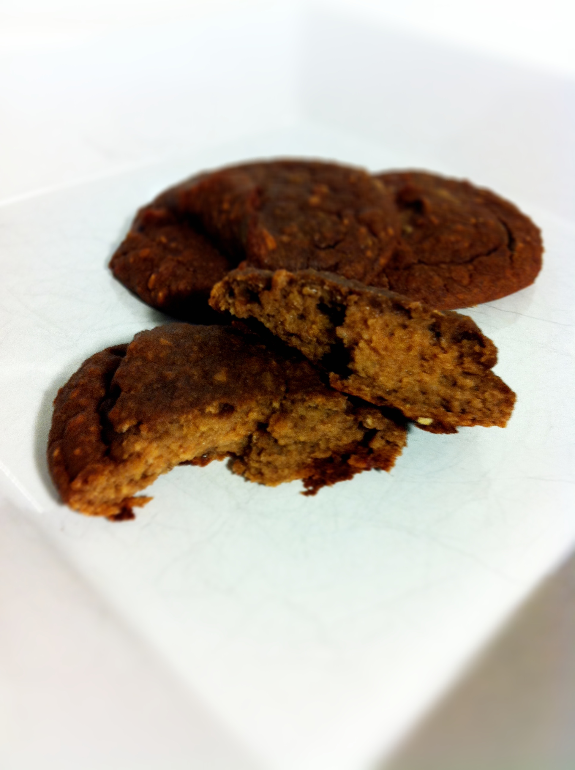 Healthy Chocolate Fudge Cookies (gluten-free, flourless, and high protein)