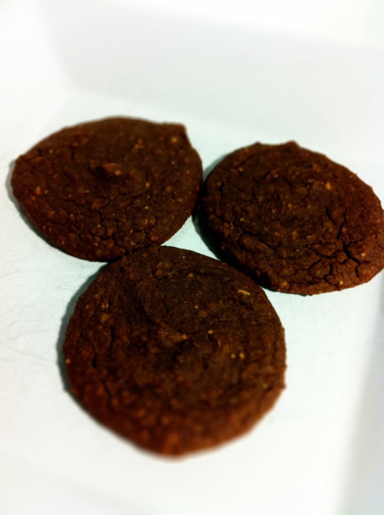 Healthy Chocolate Fudge Cookies (gluten-free, flourless 