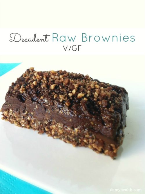 Decadent Raw Brownies