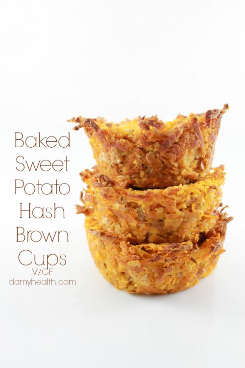 Baked Sweet Potato Hash Brown Cups