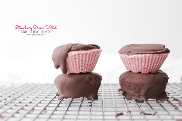 Dark Chocolate Strawberry Creams